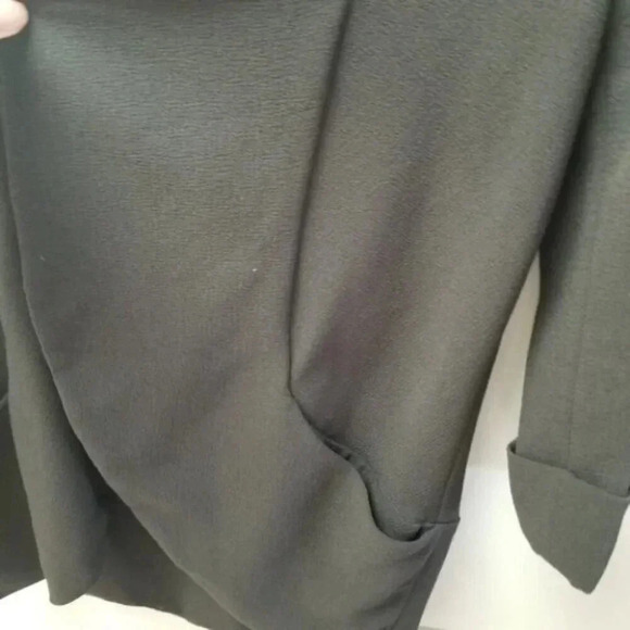 Wilfred Chevalier Jacket Oversized Open  Blazer Dark Grey 2 - Picture 7 of 10